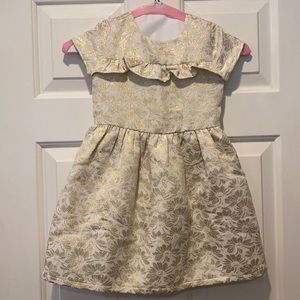 Carter’s fancy gold dress in like new condition